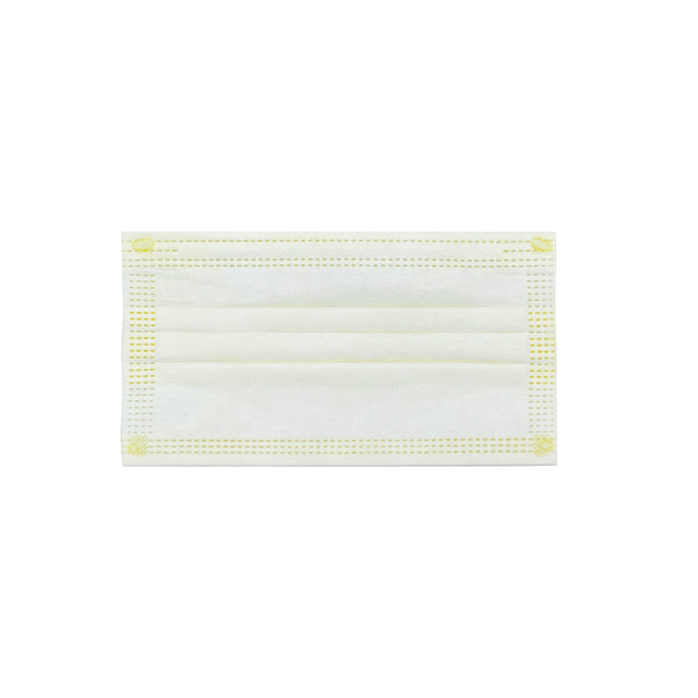 (SX-0016) 三層防護口罩 (淺黃色/獨立包裝) 20片  買一送一