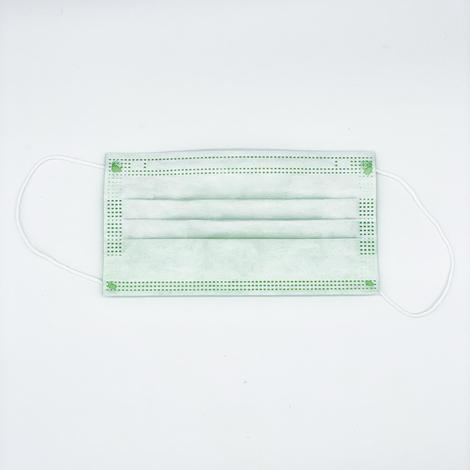 (SX-0009) 【5包】(7片)> 三層防護口罩 (草綠色) 7片